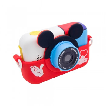 Детский фотоаппарат Mickey Mouse (красный)-2