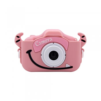 Детский фотоаппарат Kids Camera Коровка (розовый)-1