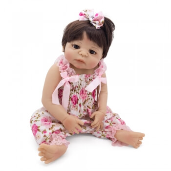 Силиконовая кукла Реборн девочка Анастейша 55 см-2