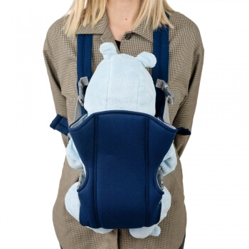 Рюкзак кенгуру для ребенка Baby Carrier Синий-3
