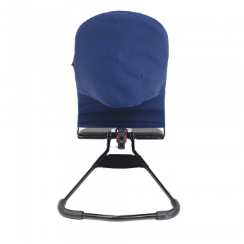 Кресло-шезлонг для новорожденных (цвет синий)-3