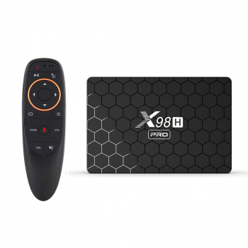 ТВ приставка X98H PRO 4/64 Гб + Пульт c голосовым управлением G10S PRO Air Mouse-1