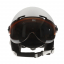 Лыжный шлем с очками Moon white M-2