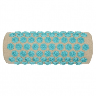 Массажная акупунктурная подушка (валик) EcoRelax, голубой-3