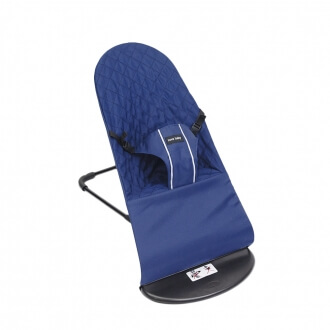 Кресло-шезлонг для новорожденных (цвет синий)-1
