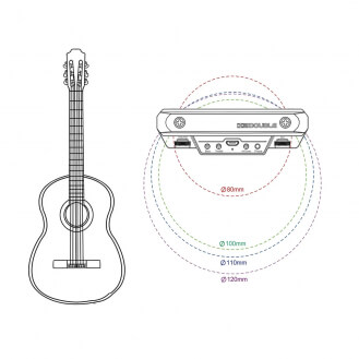 Звукосниматель для гитары X2 DOUBLE X0-3