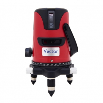 Лазерный уровень / нивелир Vector 505R (5 линий, красный луч)-3